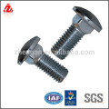 Carbon steel and stainless steel flat head square neck bolt